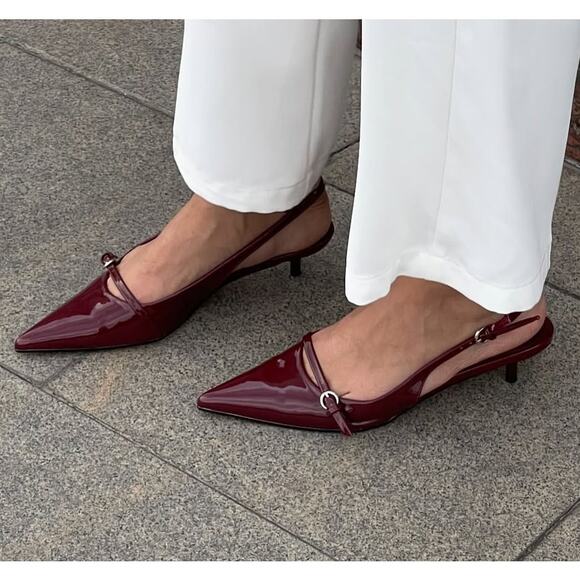 ZARA BLOGGER FAVE!!! Heels with Buckle Detail NWT LAST ONE!!! - Picture 3 of 16